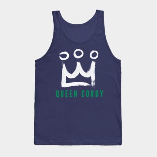 Queen Cordy Green Text Variant Tank Top